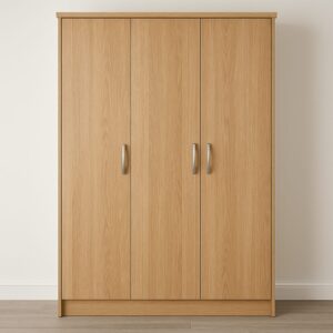 NeoOak 3-door wardrobe