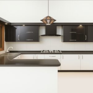 Luxe kitchen U-shape