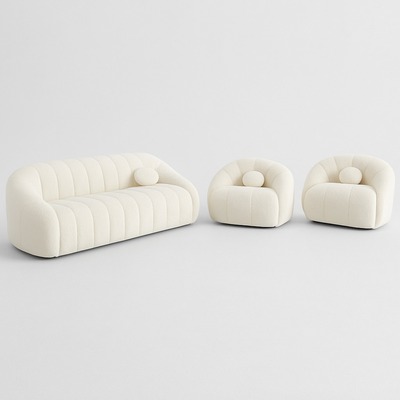 Cloud Luxe Bouclé Sofa Set Cloud Luxe Bouclé Sofa Set