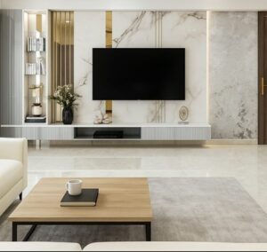 Marbella Gold TV Wall Unit