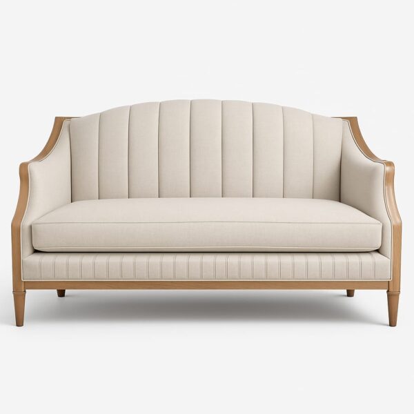 Elegant Channel-Tufted 5-Seater Sofa